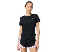 Nike Tempo Dri-Fit T-Shirt, Black/Reflective Silver, S Donna