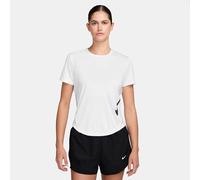 Maglia a maniche corte nike tempo swoosh run bianco donna