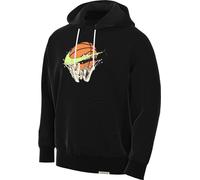 Nike Top da Uomo M Nk DF Std ISS Po Felpa con Cappuccio Ssnl, Nero/Lime Blast, FB7137-010, M