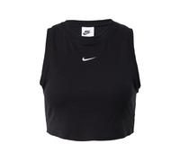 Nike - Essential - Canotta corta nera a coste-Nero XL