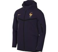 Nike Top FFF M Nk TCH FLC FZ WR HDY, Blackened Blue/Club Gold, FJ8155-498, XS