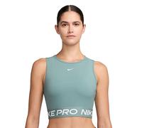 NIKE Top fitness cropped da donna Pro petrolio | XS