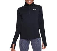 Maglietta per ragazze Nike Dri-Fit Long Sleeve 1/2 Zip Top - Nero M