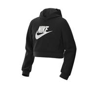 NIKE FD2925-010 G NSW Club FLC CRP HDY HBR Felpa con Cappuccio Bambina Black/White Taglia L