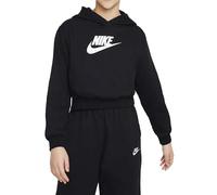 Felpa corta con cappuccio Nike Sportswear Club Fleece - Ragazza - Nero M