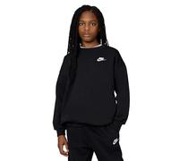 Nike Top G NSW Club FLC Ovrszd Crew Lbr, Black/White, FD2923-010, XL