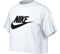 Maglietta per ragazze Nike Kids Sportswear Cropped - Bianco S