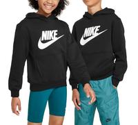 Nike Top K NSW Club FLC HDY Hbr, Black/White, FD2988-010, S