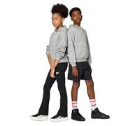 Nike Club Fleece Felpa con cappuccio Junior, Dark Grey Heather/White 10-12Y