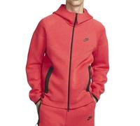 Nike Felpa da Uomo con Cappuccio e Zip Tech Fleece Windrunner Rossa Taglia S Codice FB7921-672 Rosso