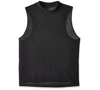 Nike Top Short-Sleeve Crop Burnout, Canotta Donna, Oil Grey/Black, M