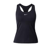 NIKE Top sportivo 'SWOOSH' nero / bianco Donna NIKE L