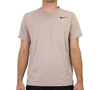 Nike Top SS Hpr Dry Magliettas Magliettas da Uomo, Uomo, Desert Dust/Fossil Stone/Htr/B, L