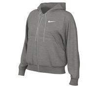 Nike Top W NSW Phnx FLC FZ OS Hoodie, Dk Grey Heather/Sail, DQ5758-063, 2XL