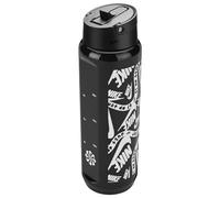 Nike TR Renew Recharge Straw Bottle 24oz Graphic in colore nero/bianco, capacità: 709 ml, N.100.7643.069.24