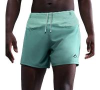Pantaloncini nike trail second sunrise 5in uomo verde
