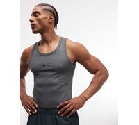 Nike Training - Athletic Club - Canotta a coste grigia-Grigio 2XL