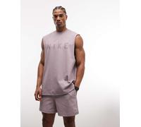 Nike Training - Athletic Club - Canotta viola con logo sul petto 2XL