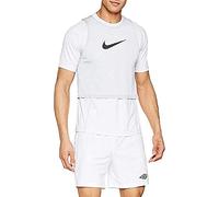 Nike Training Bib I T-Shirt, Uomo, White/(Black), XXS