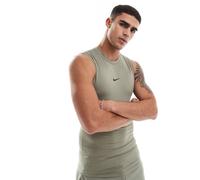 Maglia da fitness aderente senza maniche Dri-FIT Nike Pro - Uomo - Verde L