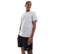 Nike Training - Dri-FIT - T-shirt in cotone grigia-Nero XL