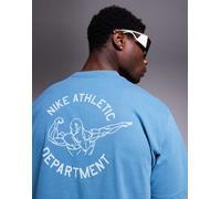 Maglietta nike train gym culture blu uomo
