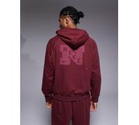Nike Training - Heritage DRI-Fit - Felpa con cappuccio rossa-Rosso XL