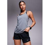 Nike Training - One Dri-FIT - Canotta grigia con spalline-Grigio M