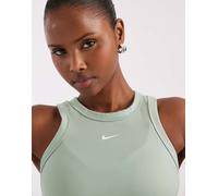 Nike Training - One Dri-FIT - Canotta verde taglio corto XL