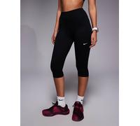 Leggins Nike Dri-Fit One High-Waisted Capri - black/white - Nero (L)