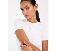 Maglietta Donna Nike One Fitted Short Sleeve - white/black - Bianco (S)