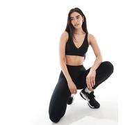 Nike Training - One - Reggiseno sportivo avvolgente nero a supporto leggero L