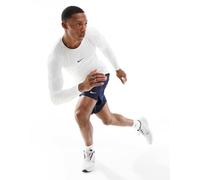 Nike Training - Pro Dri-FIT - Top attillato a maniche lunghe bianco M
