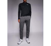 Pantaloni da tennis da uomo Nike Therma-FIT Tapered Fitness Pants - charcoal heather/dark smoke grey/black L