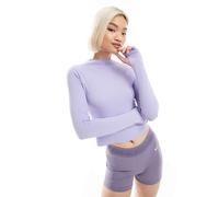 Nike Training - Zenvy Dri-FIT - Top a maniche lunghe morbido al tatto lilla-Viola M