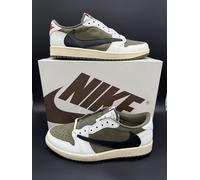 Nike Travis Scott Air Jordan 1 Basso Og Sp Eu 49,5 US 15 Medio Oliva Reverse Neu