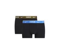 NIKE Trunk 2Pk Color Blk W/Light Photo Blue/Olive, Small YPV - Blk W Light Photo Blue Olive Small