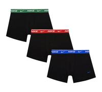 Nike Trunk 3PK Intimo, Blk-STDM Grn/GME Royal/Uni Red WB, XS Uomo