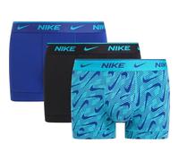 Nike Trunk 3PK Intimo, DSTY CCTS SWSH PRT/DP ROYL BL/Blk, S Uomo