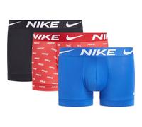 Nike Trunk 3PK Intimo, Gym Red NK Print/Game Royal/Black, M Uomo
