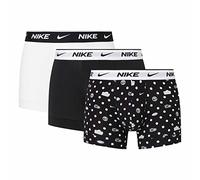 NIKE Trunk - Boxer da Uomo, Confezione da 3 (L, Sneaker DOT Print/White/Black)