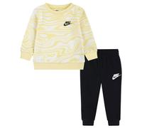 Nike -TUTA COMPLETA -FELPA GIROCOLLO -PANTALONE CON GIROVITA ELASTICIZZATO -LOGO giallo GIALLO/NERO 023 12 mesi