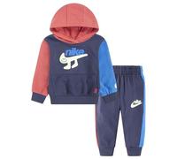 NIKE -TUTA COMPOSTA DA FELPA E PANTALONE -FELPA CON CAPPUCCIO -FELPA CON TASCHE A MARSUPIO -FELPA CON LOGO RICAMATO -PANTALONE CON GIROVITA REGOLABILE CON CORDINO -PANTALONE CON ORLO ELASTICO blu BLU/