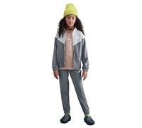 Tuta per ragazzi Nike Kids Dri-Fit Poly Knit Full Zip - smoke grey/light smoke grey/white - Grigio (S)