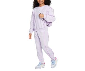 Nike Tuta da Bambina Essentials Crew Viola Viola