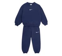 Nike Kids Essential Fleece Crew Set Blu 5-6 Years Bambino,Bambina