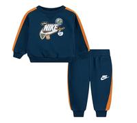 Nike Tuta da Neonati Girocollo Fleece Blu Codice 66N497-U48