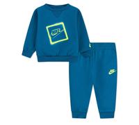 Nike Tuta da Neonato Girocollo Glow With Me Blu Taglia 24 M Codice 66N483-E54