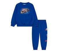 Nike - Tuta Girocollo da Bambino Brand A Fleece, Royal - Taglia 6-7 A - 86P205-U89 Blu