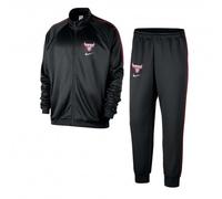 Nike Tuta Nba Chicago Club Cts Nero Red Uomo M